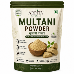 ARPITA Pure Multani Mitti Powder – Natural Face & Skin Care Clay (100 GM)