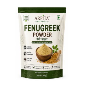 ARPITA Naturals Fenugreek Powder (Methi Powder) 100g | 100% Natural & Pure | Herbal Hair & Skin Care | No Preservatives, No Additives |
