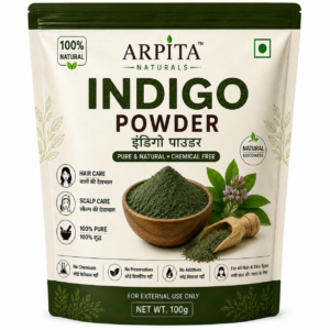 ARPITA Naturals Indigo Powder 100g | 100% Natural & Pure Indigo Powder | Herbal Hair Care Powder | For Hair & Scalp Care | No Added Preservatives & Additives | For External Use Only