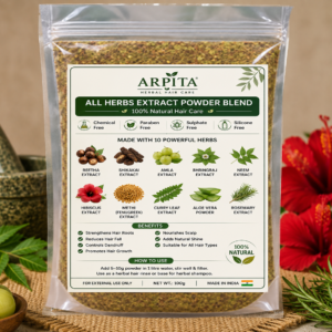 ARPITA Herbal Hair Care Powder 10 Herbs Blend | Amla Reetha Shikakai Bhringraj | 100g