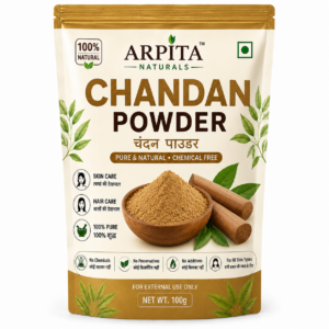 ARPITA NATURALS Chandan Powder 100g | Pure & Natural Sandalwood Powder | Herbal Powder for Skin & Hair Care | Sandalwood Powder