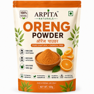 ARPITA NATURALS Orange Peel Powder 100g | Pure & Natural Orange Powder | Herbal Powder for Skin & Hair Care | Orange Peel Powder
