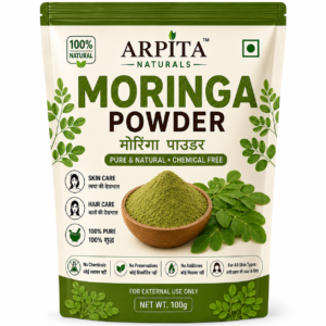 ARPITA NATURALS Moringa Powder 100g | Pure Moringa Leaf Powder | Natural Herbal Powder | For Skin & Hair Care | मोरिंगा पाउडर