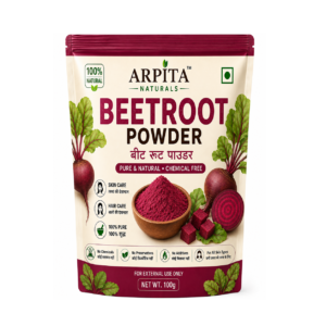ARPITA NATURALS Beetroot Powder 100g | Pure & Natural Beetroot Powder | Herbal Powder for Skin & Hair Care | Beet Root Powder